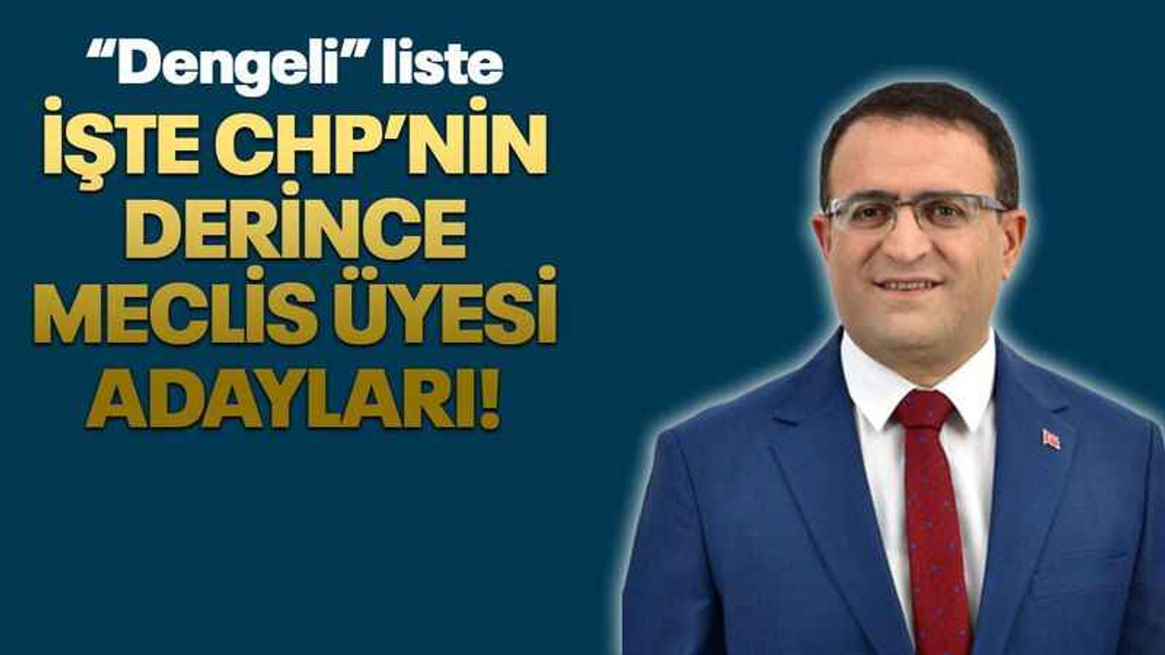 İşte CHP’nin Derince meclis üyesi adayları!